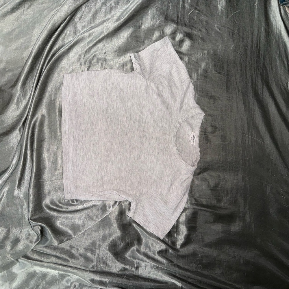 Cotton On Gray Crop Top